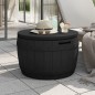 Contenitore da Giardino 3 in 1 in Polipropilene Nero Contenitore da Giardino 3 in 1 in Polipropilene Nero