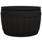 Contenitore da Giardino 3 in 1 in Polipropilene Nero Contenitore da Giardino 3 in 1 in Polipropilene Nero