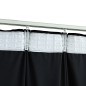 Tende Oscuranti con Ganci 2 pz Nere in Velluto 140x225 cm Tende Oscuranti con Ganci 2 pz Nere in Velluto 140x225 cm