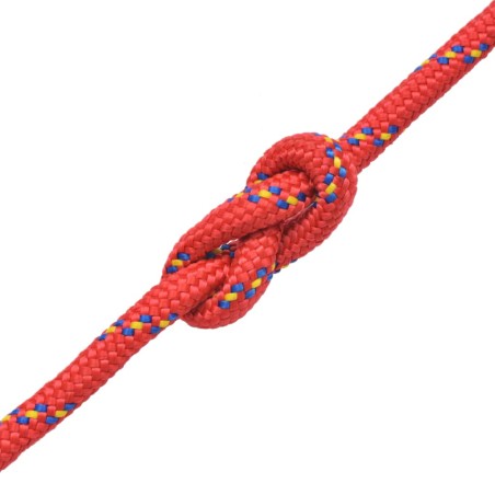 Corda Nautica in Polipropilene 8 mm 500 m Rosso