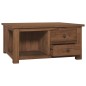 Tavolino da Caffè 68x68x33 cm in Legno Massello di Teak
