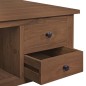 Tavolino da Caffè 68x68x33 cm in Legno Massello di Teak