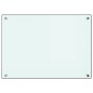Paraschizzi per Cucina Bianco 70x50 cm in Vetro Temperato Paraschizzi per Cucina Bianco 70x50 cm in Vetro Temperato
