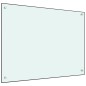 Paraschizzi per Cucina Bianco 80x60 cm in Vetro Temperato Paraschizzi per Cucina Bianco 80x60 cm in Vetro Temperato