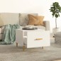 Tavolino da Salotto Bianco 50x50x40 cm in Legno Multistrato Tavolino da Salotto Bianco 50x50x40 cm in Legno Multistrato