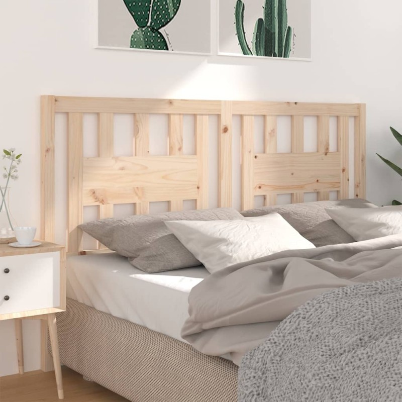 Testiera per Letto 186x4x100 cm in Legno Massello di Pino Testiera per Letto 186x4x100 cm in Legno Massello di Pino