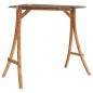 vidaXL Letto a Dondolo con Tetto Massello di Abete Finitura in Teak vidaXL Letto a Dondolo con Tetto Massello di Abete Finitura in Teak
