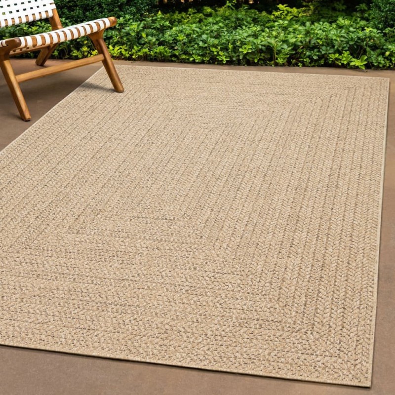 vidaXL Tappeto ZIZUR 120x170 cm Aspetto Iuta per Interni ed Esterni vidaXL Tappeto ZIZUR 120x170 cm Aspetto Iuta per Interni ed Esterni