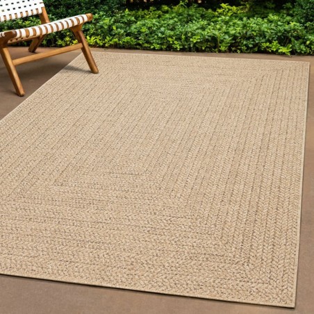 vidaXL Tappeto ZIZUR 120x170 cm Aspetto Iuta per Interni ed Esterni