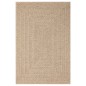 vidaXL Tappeto ZIZUR 120x170 cm Aspetto Iuta per Interni ed Esterni vidaXL Tappeto ZIZUR 120x170 cm Aspetto Iuta per Interni ed Esterni