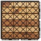 Piastrelle Esterni 30pz 30x30 cm Massello Teak Motivo Verticale Piastrelle Esterni 30pz 30x30 cm Massello Teak Motivo Verticale