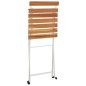vidaXL Set Bistrò Pieghevole 5pz in Legno Massello di Acacia e Acciaio vidaXL Set Bistrò Pieghevole 5pz in Legno Massello di Acacia e Acciaio