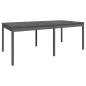 Set da Pranzo per Giardino 11pz Grigio Legno Massello di Pino Set da Pranzo per Giardino 11pz Grigio Legno Massello di Pino