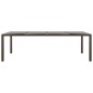 Set da Pranzo da Giardino 11 pz in Polyrattan Marrone