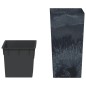 Fioriera con Interno Rimovibile Antracite 11/26,5 L PP Cemento Fioriera con Interno Rimovibile Antracite 11/26,5 L PP Cemento