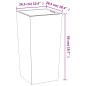 Fioriera con Interno Rimovibile Antracite 11/26,5 L PP Cemento Fioriera con Interno Rimovibile Antracite 11/26,5 L PP Cemento