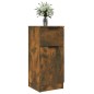 Credenze 2 pz Rovere Fumo 30x30x70 cm in Legno Multistrato Credenze 2 pz Rovere Fumo 30x30x70 cm in Legno Multistrato