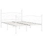 Giroletto con Doghe Bianco in Metallo 120x200 cm