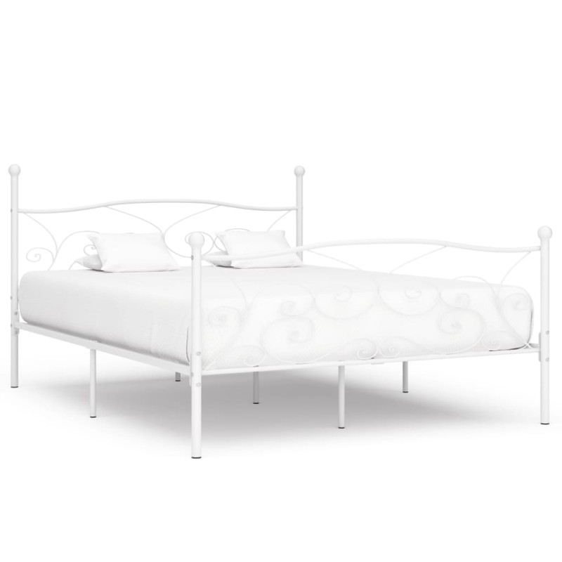 Giroletto con Doghe Bianco in Metallo 200x200 cm Giroletto con Doghe Bianco in Metallo 200x200 cm