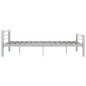 Giroletto Grigio e Bianco in Metallo 180x200 cm Giroletto Grigio e Bianco in Metallo 180x200 cm