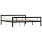 Giroletto Nero e Bianco in Metallo 180x200 cm Giroletto Nero e Bianco in Metallo 180x200 cm