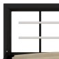 Giroletto Nero e Bianco in Metallo 180x200 cm Giroletto Nero e Bianco in Metallo 180x200 cm