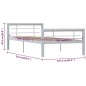 Giroletto Grigio e Bianco in Metallo 100x200 cm Giroletto Grigio e Bianco in Metallo 100x200 cm