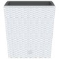 Fioriera con Interno Rimovibile Bianca 21 / 32 L PP Rattan Fioriera con Interno Rimovibile Bianca 21 / 32 L PP Rattan