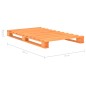Giroletto in Pallet Marrone Legno Massello di Pino 90x200 cm Giroletto in Pallet Marrone Legno Massello di Pino 90x200 cm