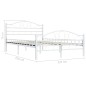 Giroletto Bianco in Metallo 120x200 cm Giroletto Bianco in Metallo 120x200 cm