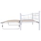 Giroletto Bianco in Acciaio 180x200/90x200 cm