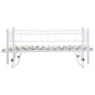 Giroletto Bianco in Acciaio 180x200/90x200 cm
