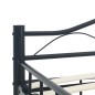 Giroletto Nero in Acciaio 160x200 cm