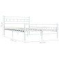 Giroletto Bianco in Metallo 120x200 cm