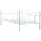 vidaXL Telaio Divano Letto Bianco in Metallo 90x200 cm vidaXL Telaio Divano Letto Bianco in Metallo 90x200 cm
