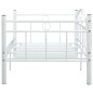vidaXL Telaio Divano Letto Bianco in Metallo 90x200 cm vidaXL Telaio Divano Letto Bianco in Metallo 90x200 cm