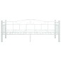 vidaXL Telaio Divano Letto Bianco in Metallo 90x200 cm vidaXL Telaio Divano Letto Bianco in Metallo 90x200 cm