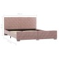 vidaXL Giroletto Rosa in Velluto 160x200 cm vidaXL Giroletto Rosa in Velluto 160x200 cm