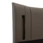 Giroletto con LED Antracite in Similpelle 100x200 cm