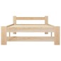 vidaXL Giroletto senza Materasso 100x200 cm in Legno Massello di Pino vidaXL Giroletto senza Materasso 100x200 cm in Legno Massello di Pino