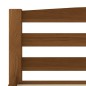 Giroletto Marrone Miele in Legno Massello di Pino 160x200 cm