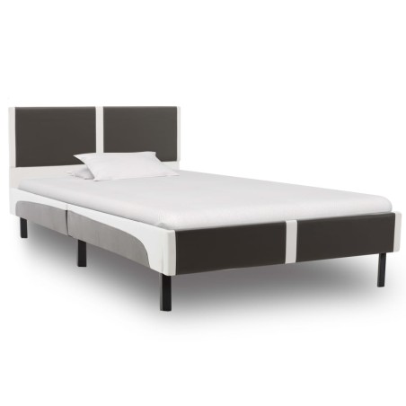 Giroletto Grigio e Bianco in Similpelle 90x200 cm