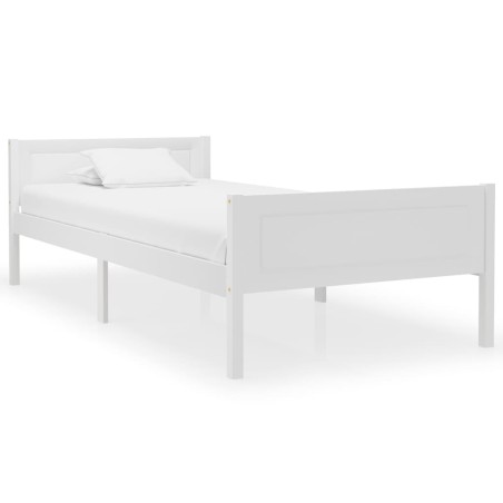 Giroletto Bianco in Legno Massello di Pino 100x200 cm