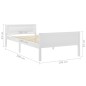 Giroletto Bianco in Legno Massello di Pino 100x200 cm Giroletto Bianco in Legno Massello di Pino 100x200 cm