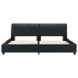 Giroletto Nero in Similpelle 160x200 cm Giroletto Nero in Similpelle 160x200 cm