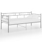 Telaio Divano Letto Grigio in Metallo 90x200 cm Telaio Divano Letto Grigio in Metallo 90x200 cm