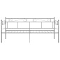 Telaio Divano Letto Grigio in Metallo 90x200 cm Telaio Divano Letto Grigio in Metallo 90x200 cm