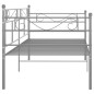 Telaio Divano Letto Grigio in Metallo 90x200 cm Telaio Divano Letto Grigio in Metallo 90x200 cm