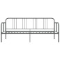 Divano Letto Grigio in Metallo 90x200 cm Divano Letto Grigio in Metallo 90x200 cm