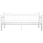 Telaio Divano Letto Estraibile Bianco in Metallo 90x200 cm Telaio Divano Letto Estraibile Bianco in Metallo 90x200 cm